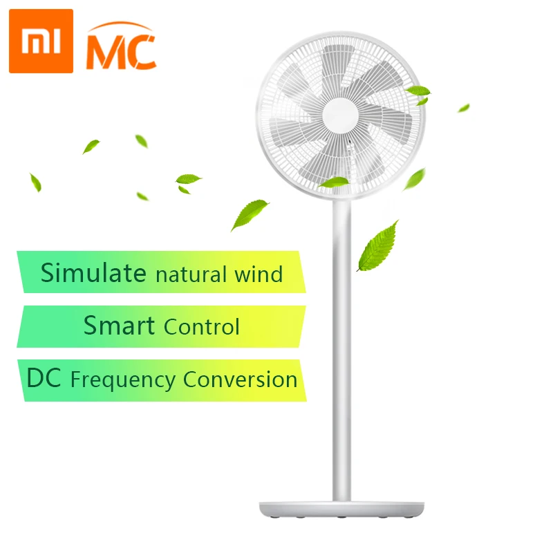 

Xiaomi Mi Smartmi Natural Wind Pedestal Fan 2 2S with MIJIA APP Control DC Frequency Fan 20W 2800mAh 100 Stepless Speed Control