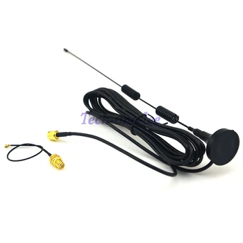 

5 piece 4G 5dbi LTE Antenna lte Aerial 698-960/1700-2700Mhz magnetic base RF SMA RG174 3M +15cm SMA female to IPX 1.13 cable