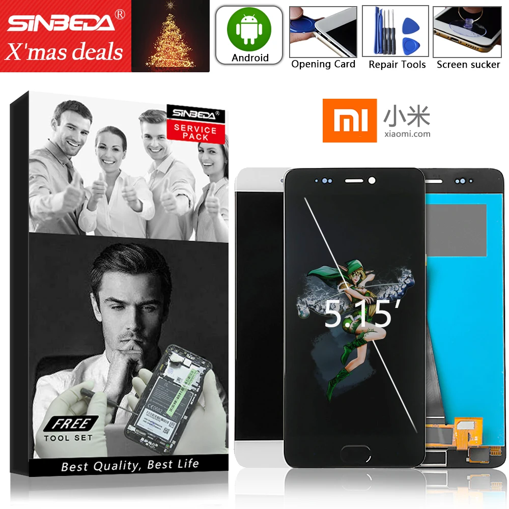 5 15 &quotоригинальный для Xiaomi mi 5s ЖК дисплей сенсорный экран с рамкой XIAO замена
