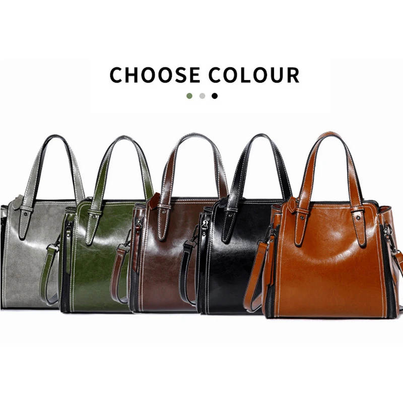 Женская сумка из натуральной кожи с ручками и плечевым ремнём|leather tote bag|brand bagdesigner
