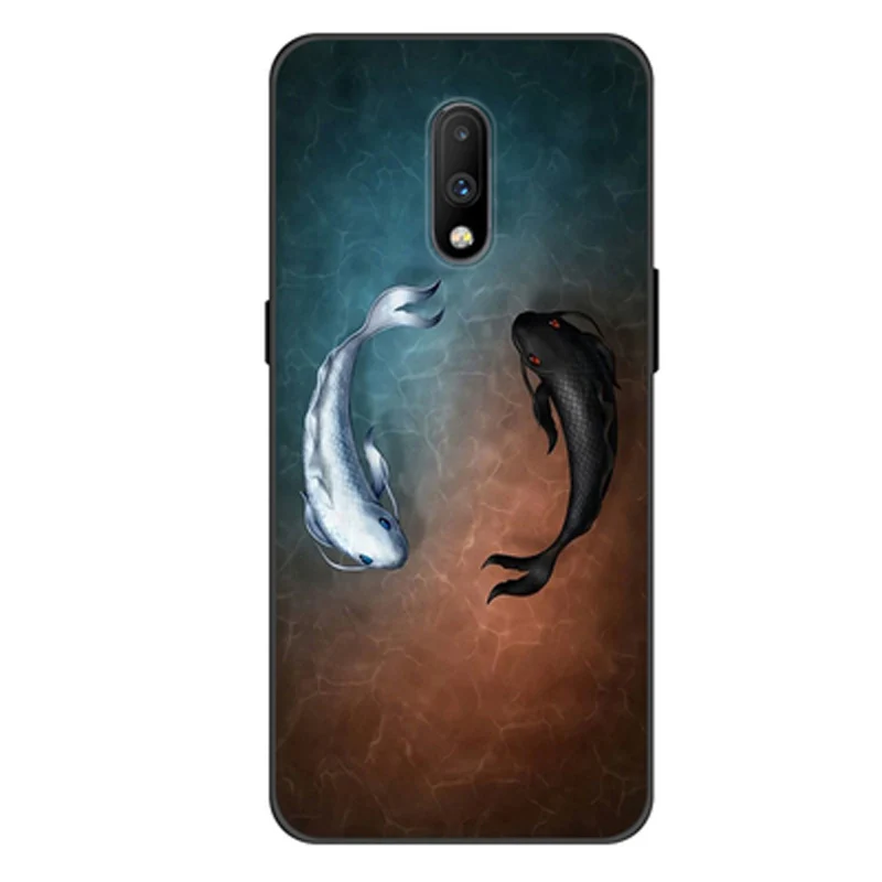 Чехол для OnePlus 7 силиконовый мягкий чехол задняя крышка для OnePlus7 милые Мультяшные узорчатые телефонные чехлы для One Plus 7 Coque