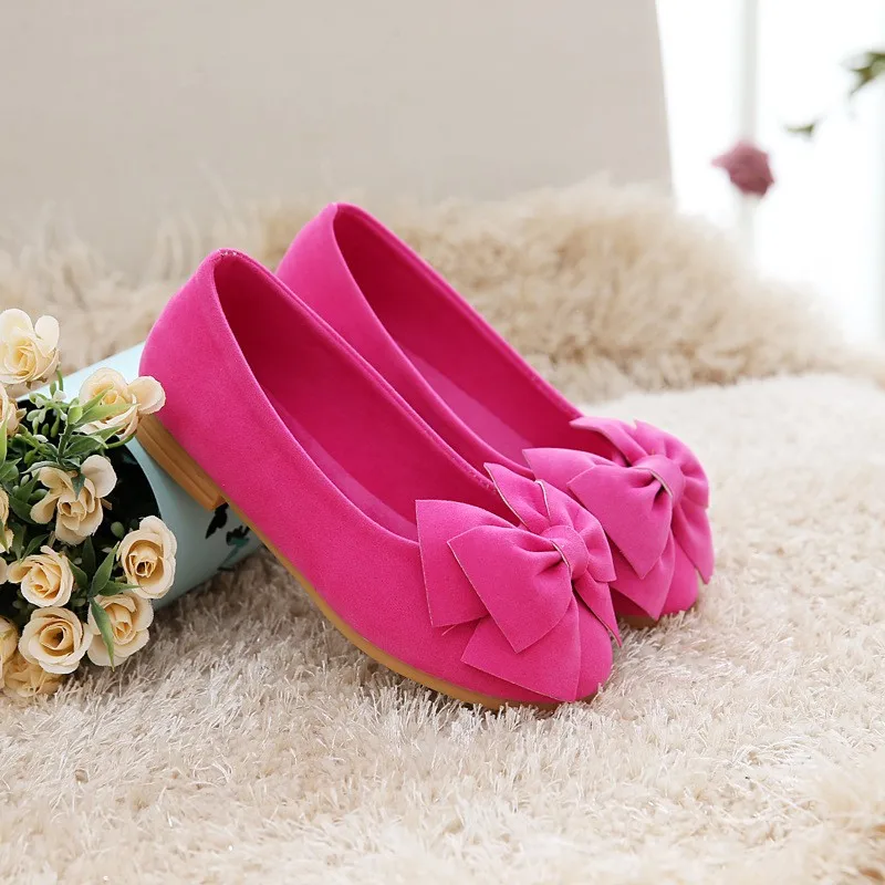 girl leather shoes bow (4)