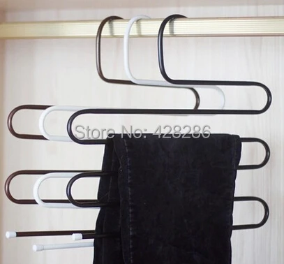 

Wardrobe multi-layer hanging pants rack multifunctional pants hanger wardrobe slip-resistant trousers rack