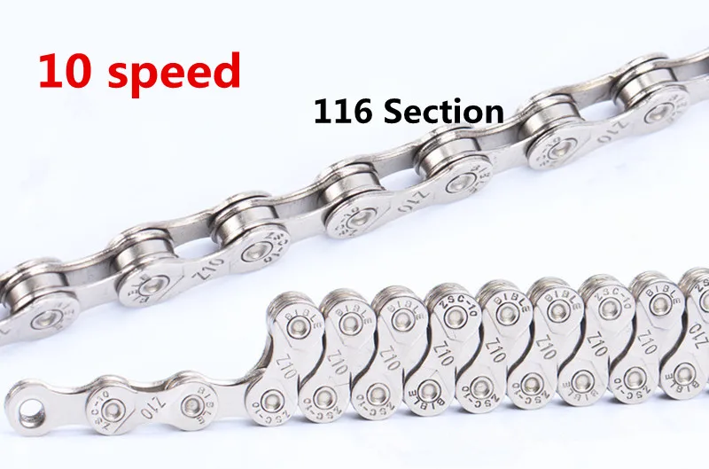 Sale Brand Bicycle Chain Stainless Steel MTB Chain 116 Section For Mountain Road Bike Chain 6 7 8 9 10 11 Speeds with chain hook 17 Sale Brand Bicycle Chain Stainless Steel MTB Chain 116 Section For Mountain Road Bike Chain 6 7 8 9 10 11 Speeds with chain hook 17