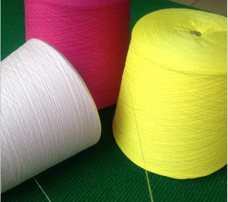 Хлопковая пряжа 32 s/2 для вязания или одежды, полноцветная чесаная пряжа, Экологически чистая здоровая 100 конусов