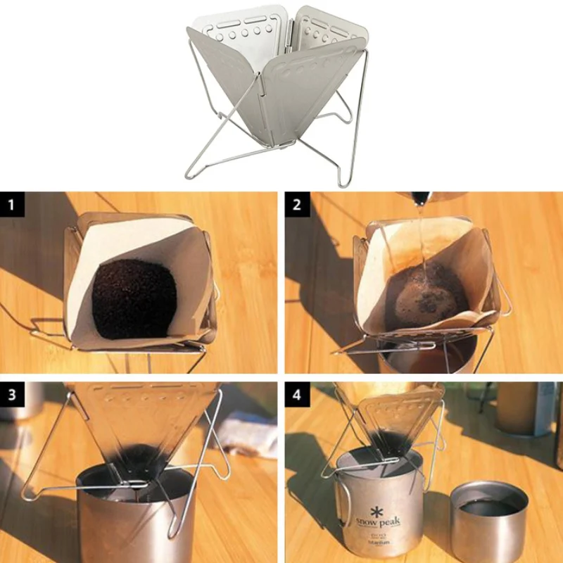 Портативный кофе капельная стойка складной кофе капельница Открытый Кемпинг Кофеварка ручной удар кофе фильтр Открытый Кемпинг оборудование