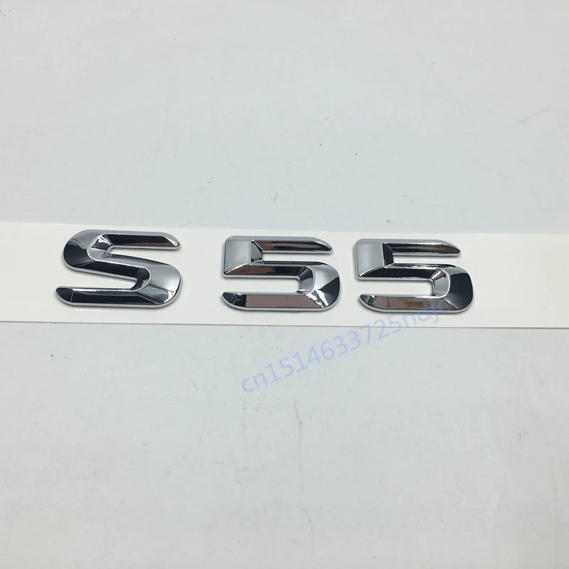 

For Mercedes Benz W220 S-CLASS S55 Trunk Lid Rear Emblem Badge Chrome Letters S 55