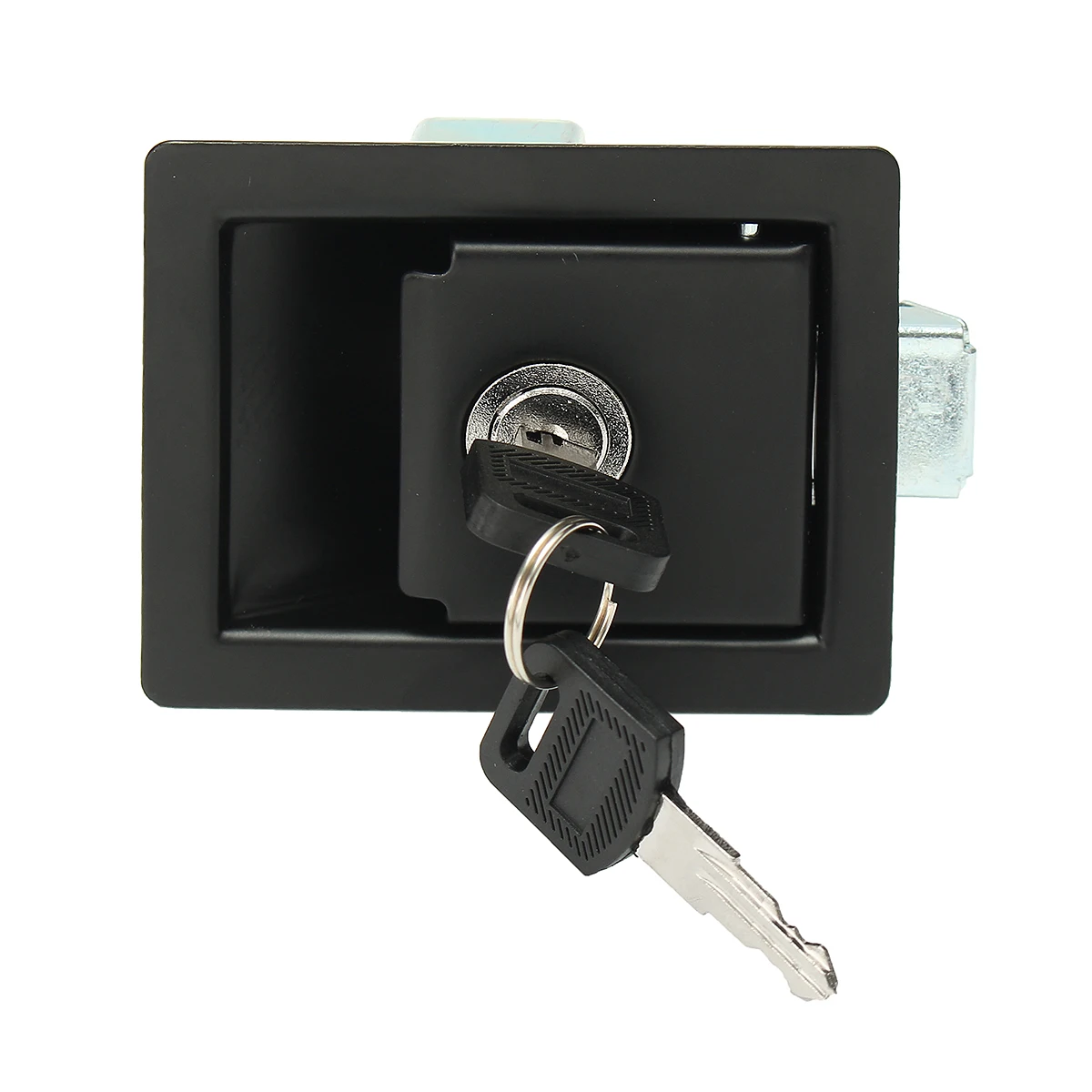 RV Car Paddle Entry Door Lock Latch Handle Knob Deadbolt-Camper Trailer + Keys Rust Weather Resistant for Electrical Cabinet