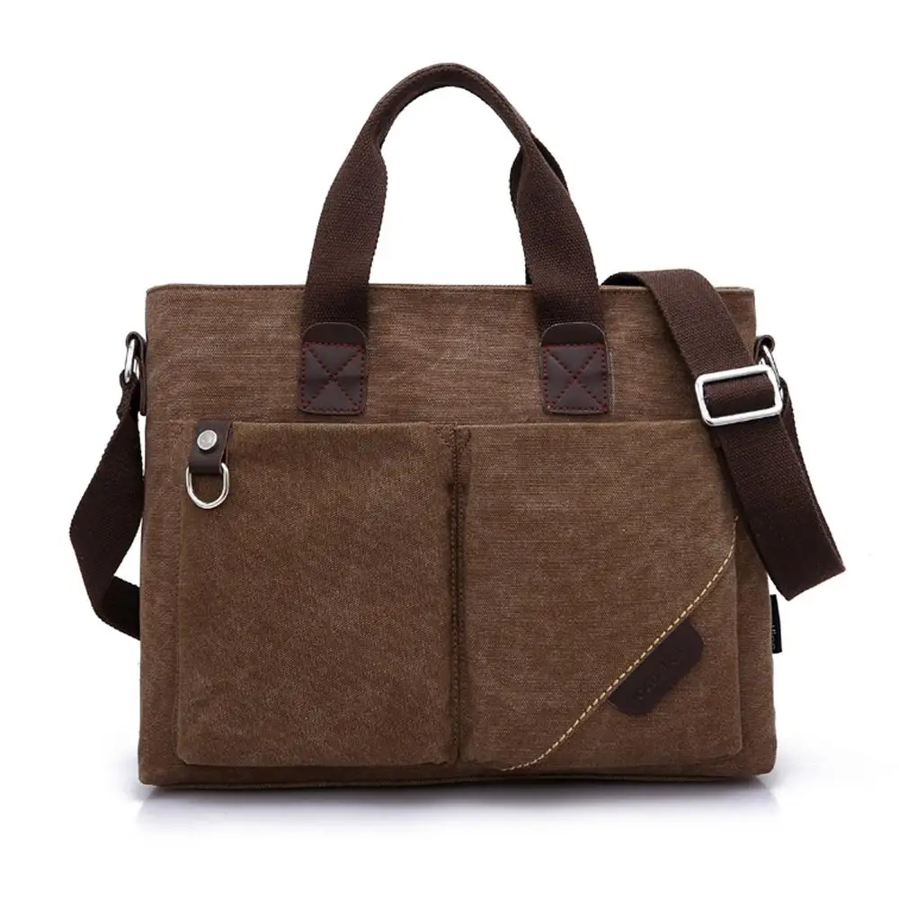 Large capacity commercial man messenger bag Retro fashion canvas bag male cross body bags
