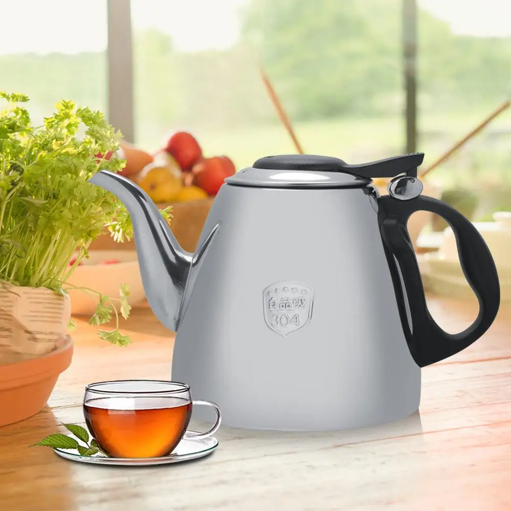 

1.2L Stainless Steel Teapot Gooseneck Pour Coffee Drip Kettle Tea Filter Pot Indoor 1.5L Coffee Pot new Drip Kettle