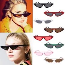 Для женщин летние кошачий глаз треугольники подходящие ко всему солнцезащитные очки объектив очки Защита от солнца очки Малый рамки Винтаж