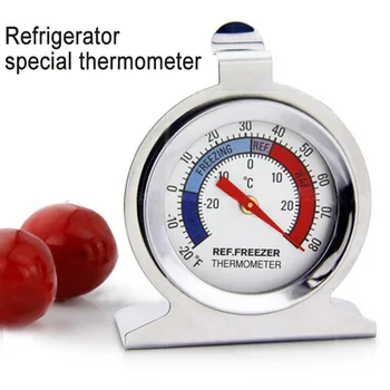 

4pcs/set Refrigerator Thermometer Stainless steel Fridge Refrigerator Freezer Thermometer Household Merchandises Kitchen Tool