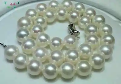 

FREE SHIPPING HOT sell new Style >>>>HUGE 11-12MM NATURAL SOUTH SEA WHITE PEARL NECKLACE LUSTER 925 18