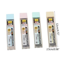 100 шт./кор. 0,5/0,7 мм графитовый привести 2B механический со стирающимися чернилами Гладкий Карандаш заменить графитный карандаш Заправка для рисования канцелярские принадлежности