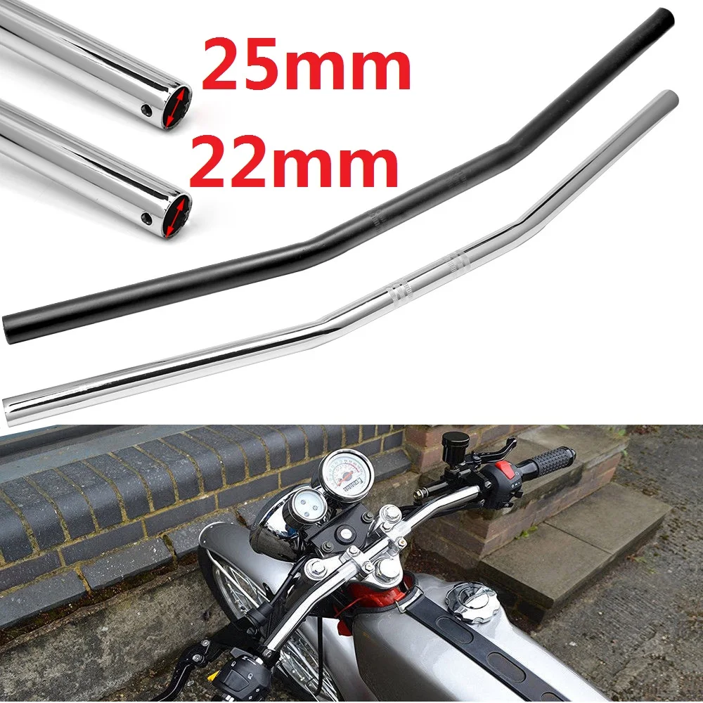 7/" 22 мм мотоциклетные Рули универсальные Натяжитель для Honda Yamaha Suzuki Harley Chopper Bobber ручки баров