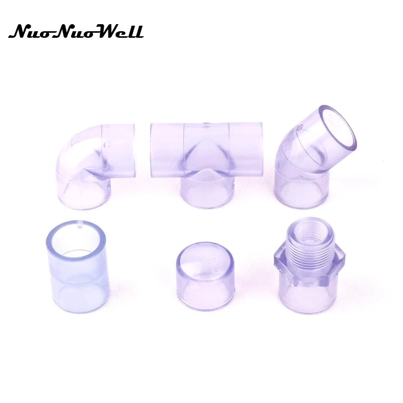 

NuoNuoWell Plastic UPVC Inner diameter 25mm Hose Connector Garden Irrigation Watering Aquarium Water Tank Pipe/Tube PVC Adapter