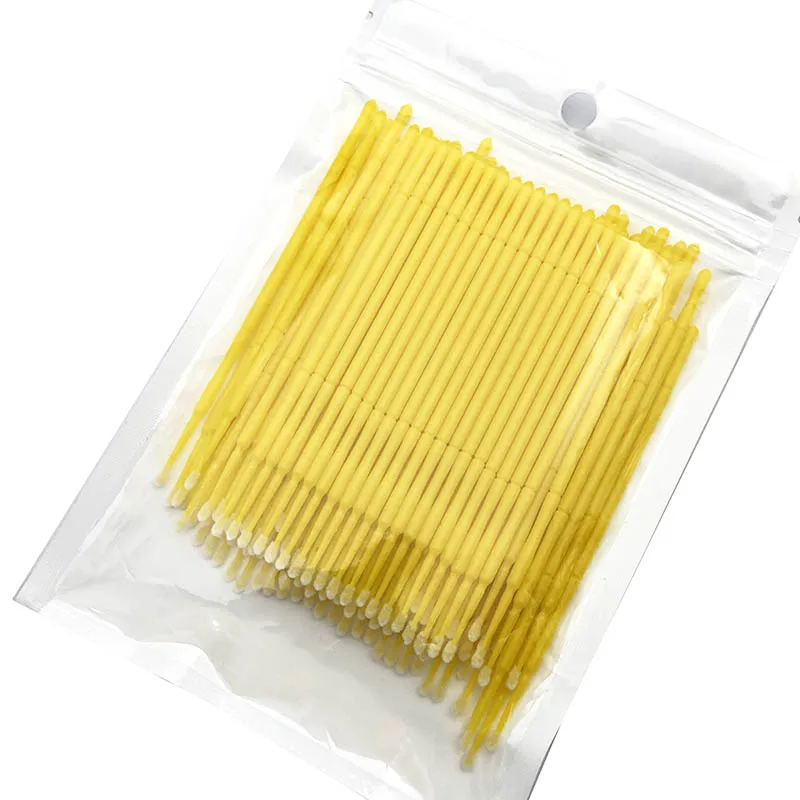 

100pcs Disposable Makeup Brushes Swab Microbrushes Eyelash Extension Durable Micro Individual Applicators Mascara Brush