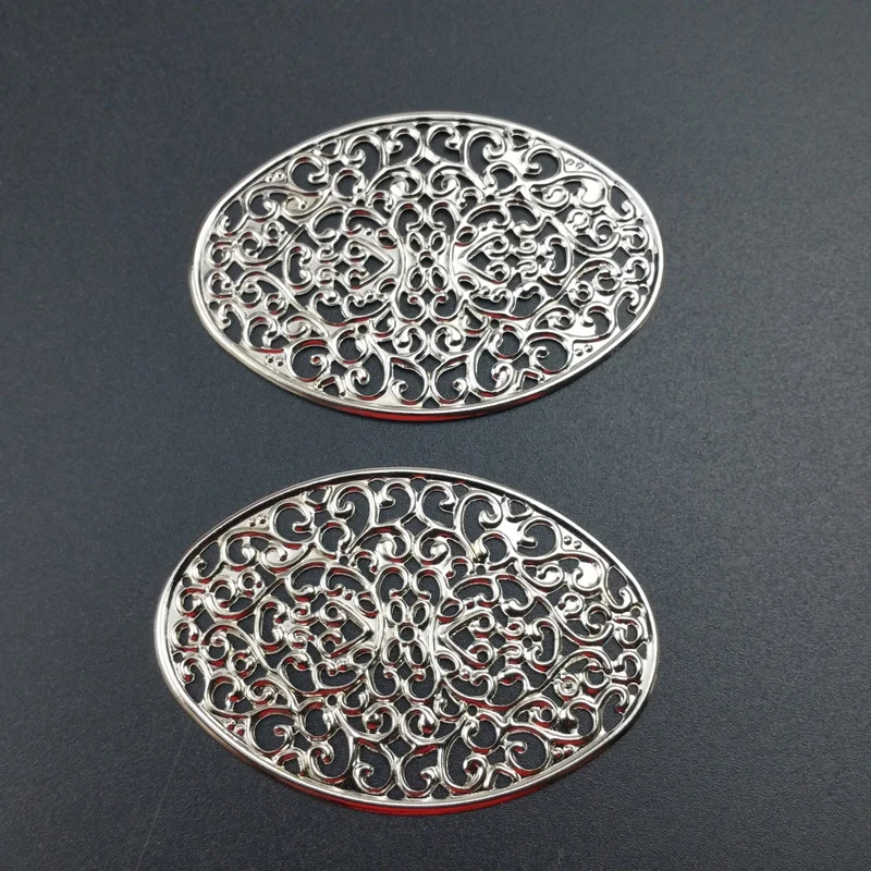 Филигранное металлическое эллипс украшение для самостоятельного изготовления ювелирных изделий Аксессуары