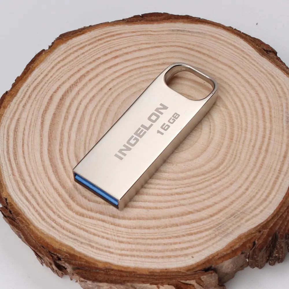 Ingelon usb Pendrive mini Flash Thumb Drive 16GB 32GB 64GB Memoria USB3.0 Metal Personalizado logo DJ USB Stick Cle Disk On Key  (4)
