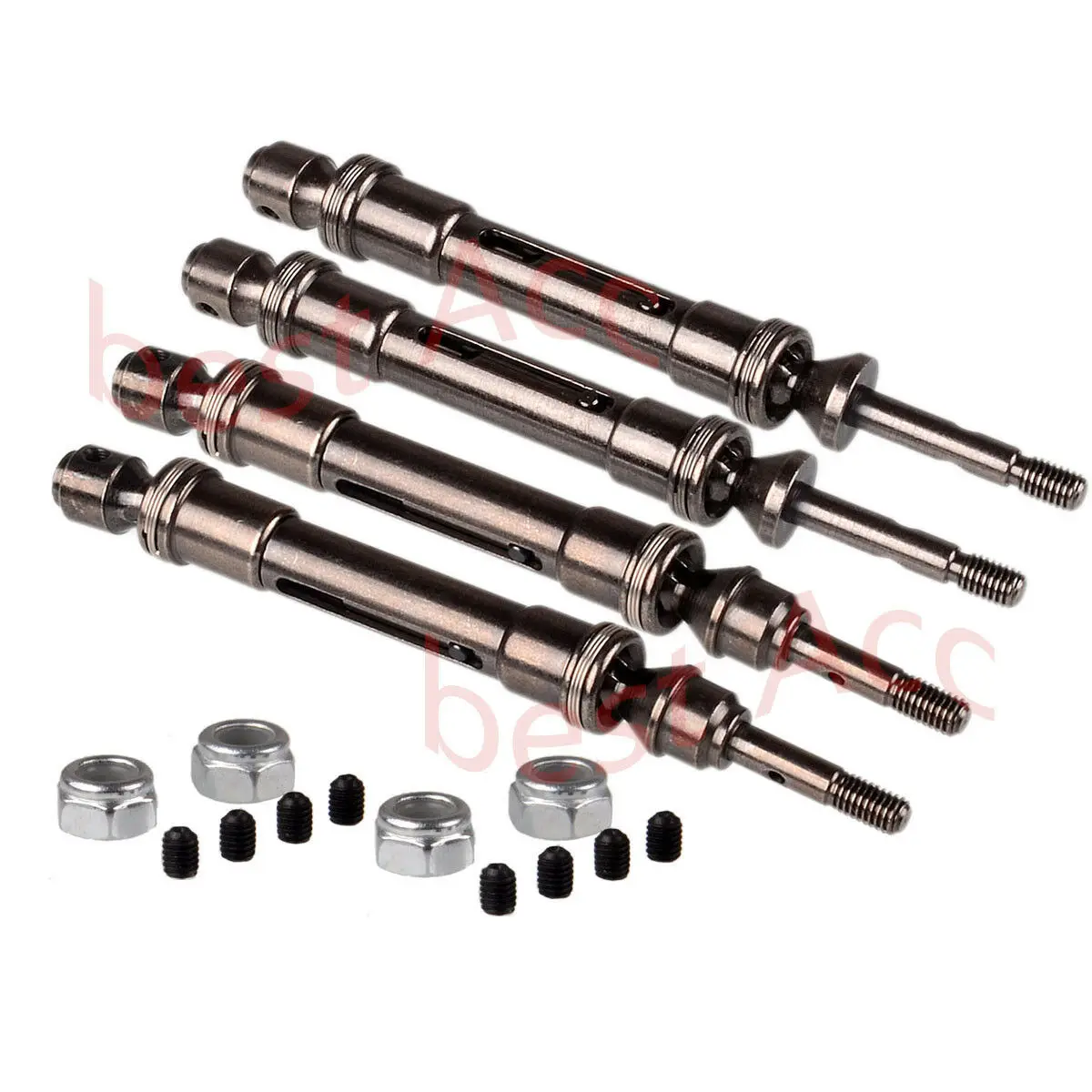 

For 1/10 RC TRAXXAS SLASH Short Courst Truck 6851 / 6852 Front/Rear Driveshaft