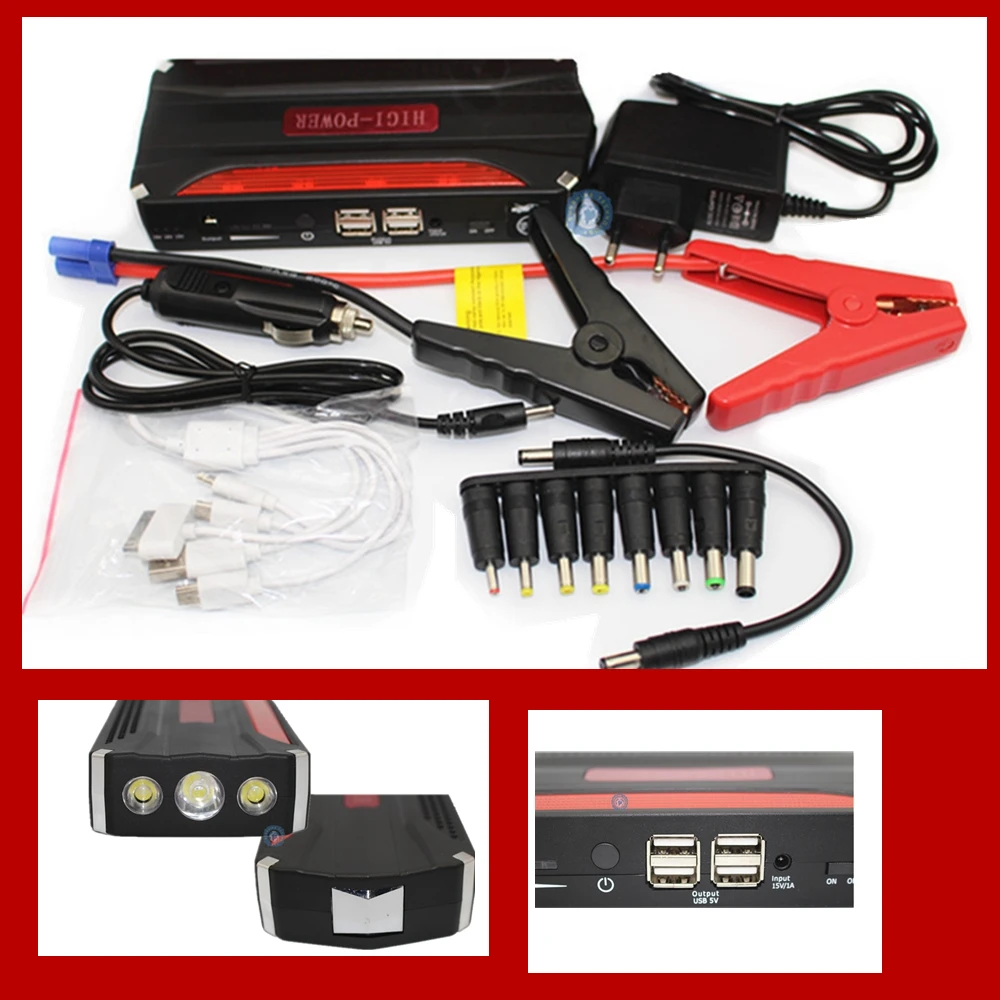 Car jump starter with pump Multi function Car Jump Starter Vehicle AUTO