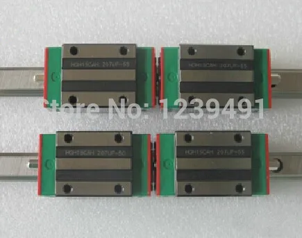 

2pcs HIWIN linear guide HGR20 -L600mm with 4pcs linear carriage HGH20CA CNC parts