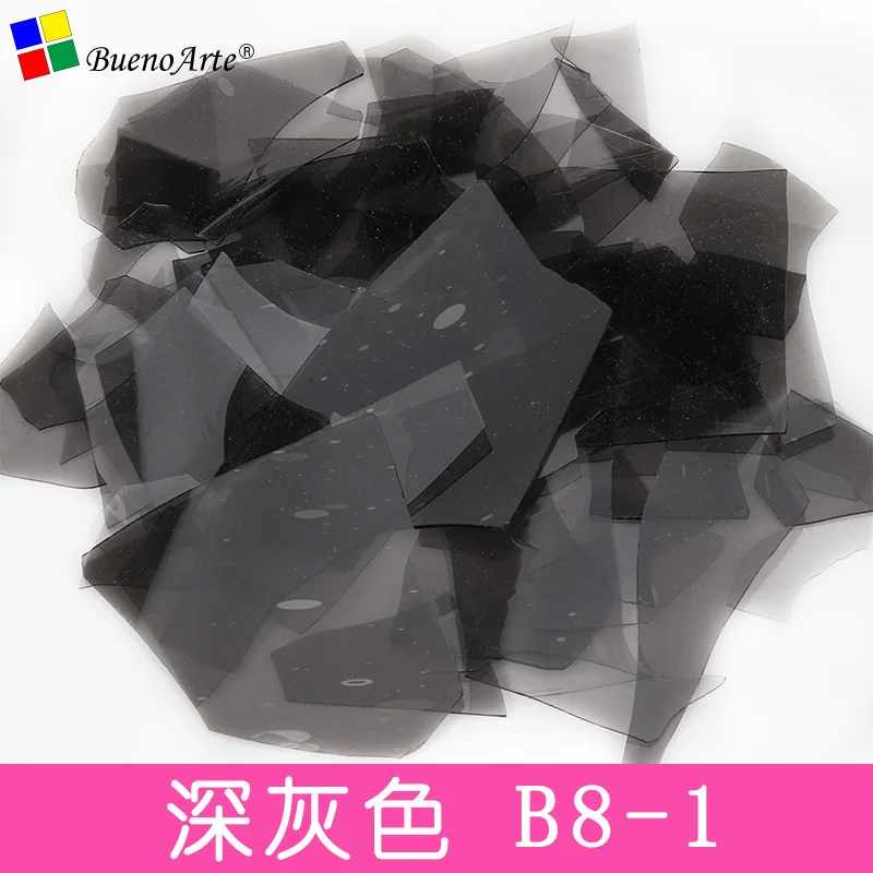 B8-1 3 сумки 28 г COE 85 конфетти Стекло чистого цвета glass стекло - Цвет: B8-1