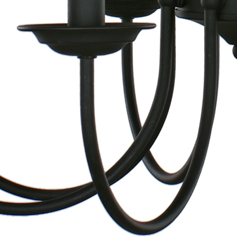 black-painting-LED-chanandelier-LED-black-chandelier-lighting-LED-lustre-light (2)