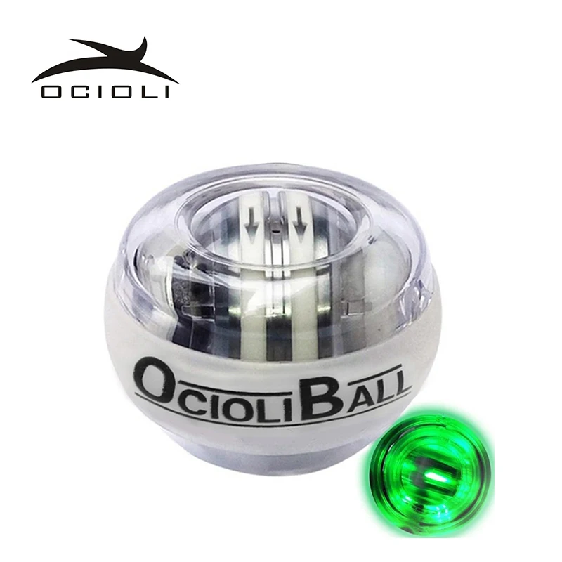 Полностью автоматический Gyro Power Ball светодиодный мигающий тренажер для запястья