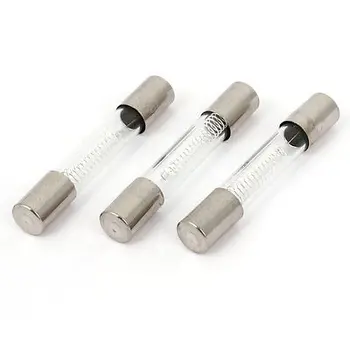 

3Pcs Glass Tube Fuse High Voltage 0.65A 5kV 6 x 40mm for Microwave Oven