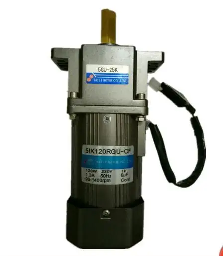 Миниатюрный редукторный двигатель переменного тока 5IK120RGU CF 5GU3K 5GU300K 120 В для котла
