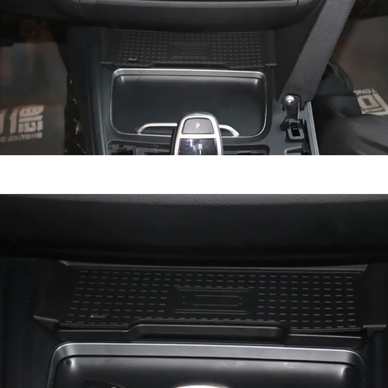 10 Вт автомобильное QI Беспроводное зарядное устройство Быстрая зарядка центральная консоль держатель телефона зарядная панель для BMW X3 X4 F25 F26 iPhone 8 X XSmax