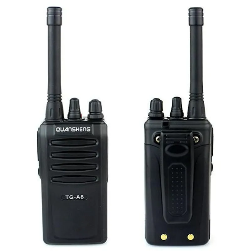 New Black Squelch Voice Prompt Walkie Talkie Quansheng TG A8 UHF 400