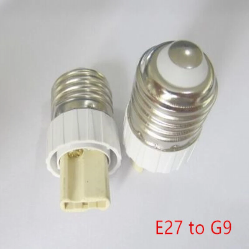 

Hot shipping E27 to G9 E14 to G9 G9 lamp holder Ceramic lamp holder G9 aging lamp holder flame retardant PC + ceramic core
