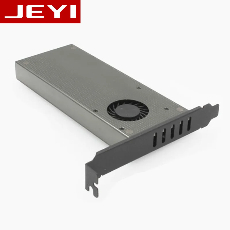  JEYI SK8-Pro m.2 expansion NVMe adapter NGFF drehen PCIE3.0 lüfter SSD dual schnittstelle SATA3 mit
