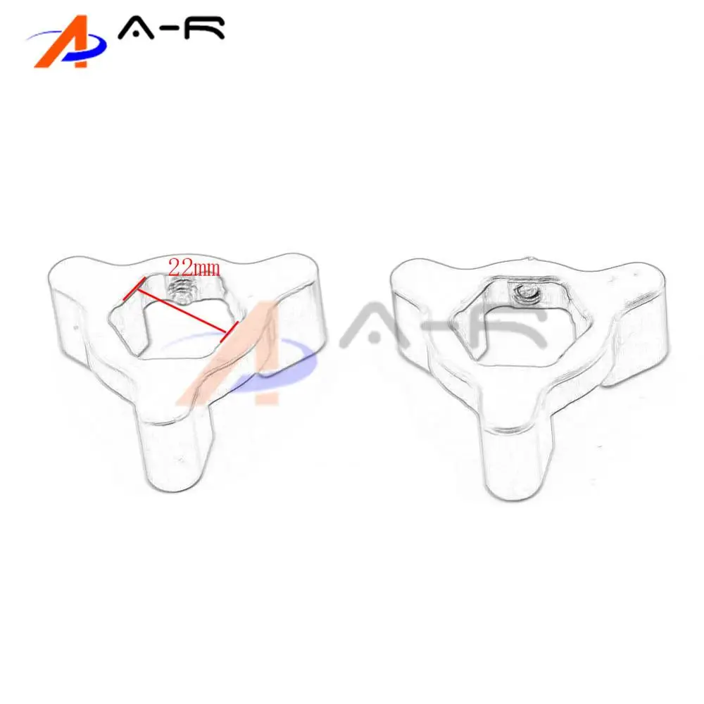 1 пара Мотоцикл с ЧПУ Алюминий вилочные регуляторы натяга 22 мм Регуляторы для Honda CBR 600RR 05-06 900RR 00-03 1000RR 04-07