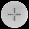 926 0.01mm Microscope Slides Reticle Calibrating Slide Ruler Cross Microscope Calibration Ruler Stage Micrometer ► Photo 3/6