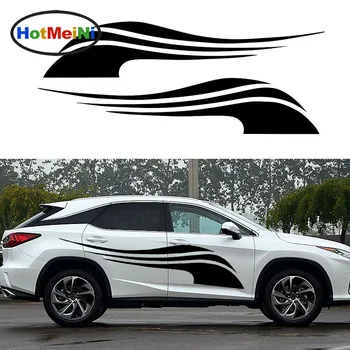 

HotMeiNi Car Styling 2X African Wildlife Zebra Car body Stripes Decorative Car Sticker Camper Van Door Decal 200*41 cm