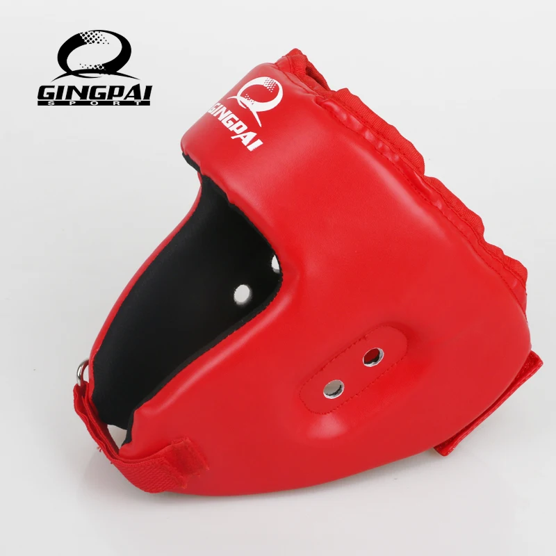 Comprar Red Black MMA casco adulto Masculino Femenino lucha muay thai entrenamiento de Kick Boxing cascos de seguridad casco de Sanda Protecto de seguridad