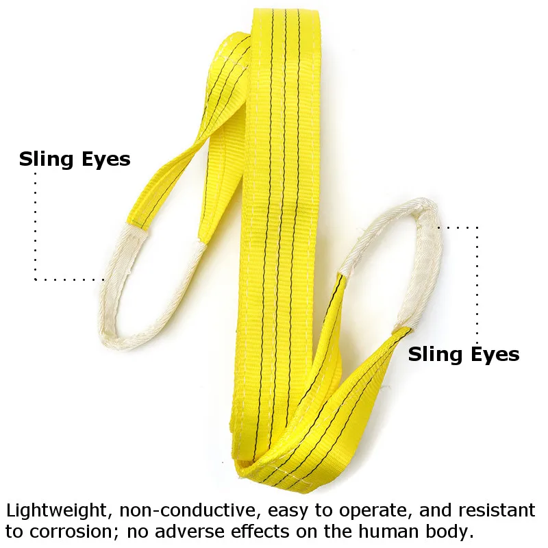 BA Products 38-RSY-6-x2 6 Yellow Round Sling set of 2 
