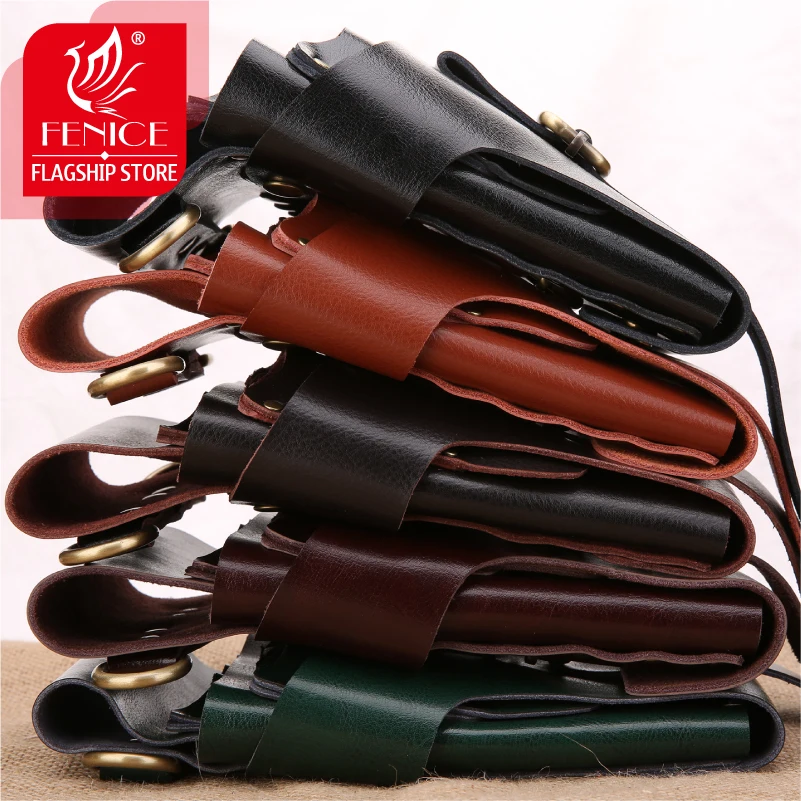 FeniceHigh Quality Buckle Retro Leather Case Hairdressing Barber Salon Holster Pouch Styling Tools Bag for 9 1 FeniceHigh Quality Buckle Retro Leather Case Hairdressing Barber Salon Holster Pouch Styling Tools Bag for 9 4