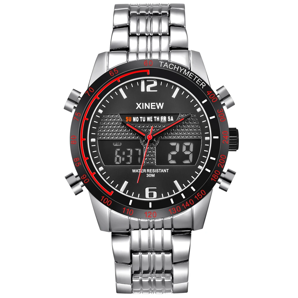digital watch dual time