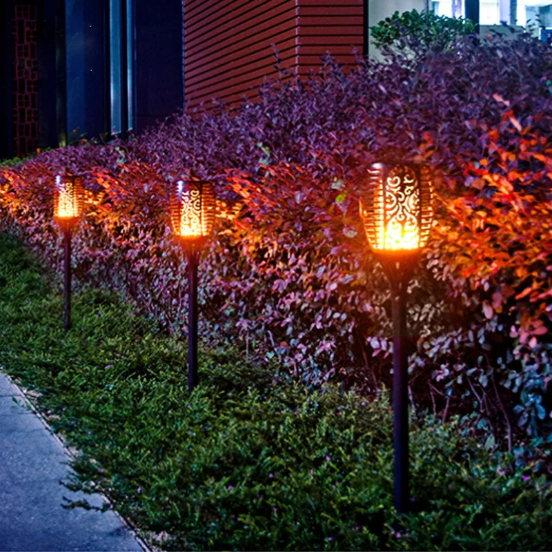 

LED Solar Flame Lamp IP65 Led Dynamic Flickering Dancing Flame Effect Lawn Garden Lighting Outdoor Landscape Decoration 3 Mode