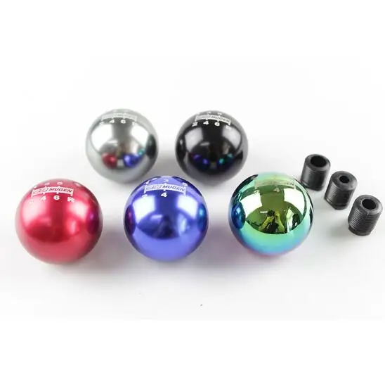 Multicolor 5 6 Speed Universal Car Manual Automatic MT AT Spherical Shape Gear Shift Knob Fit For MUGEN Honda Acura TOYOTA MAZDA |