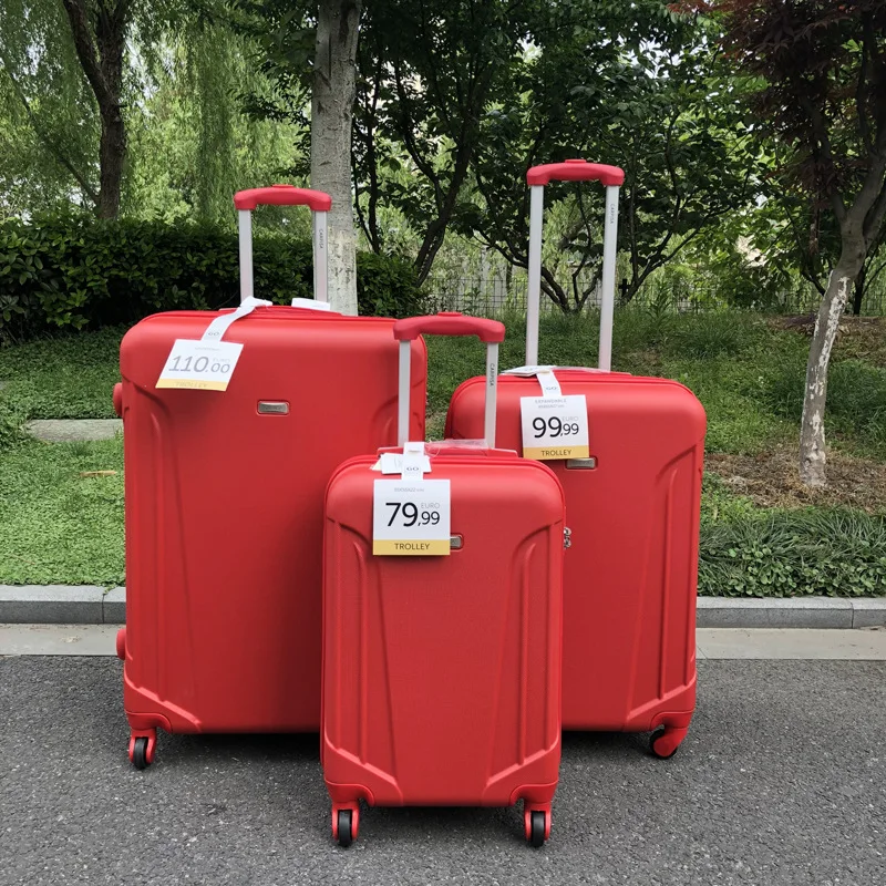 

TRAVEL TALE 20"24"28" inch ABS cheap rolling luggage set expandable trolley travel bag set with wheels