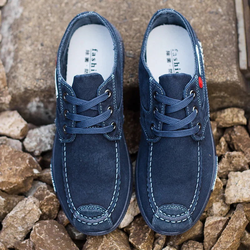 NOSSICA Spring Summer Canvas Shoes Men Sneakers Low Top Black Shoes Mens Casual Shoes Male Brand Fashion Classic lightweight