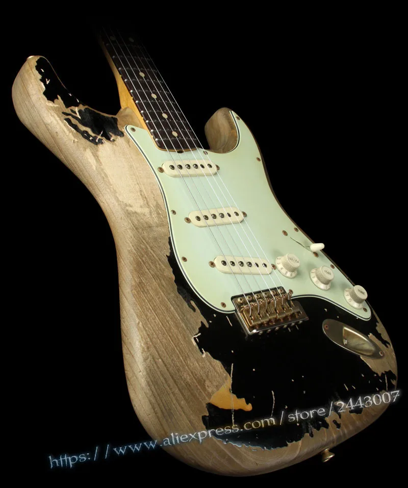 

GC Custom Shop Masterbuilt John Cruz & John Mayer BLACK1 Tribute Electric Guitar
