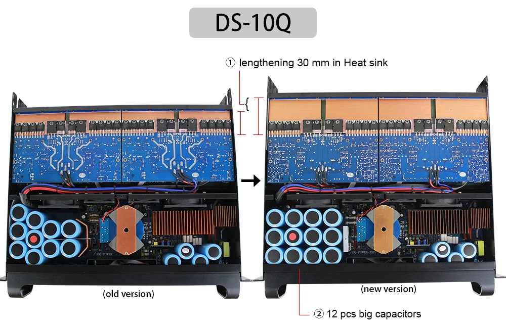Рождественская распродажа, профессиональный стерео усилитель мощности, DS-10Q усилитель мощности, серия аудио 1350 Вт