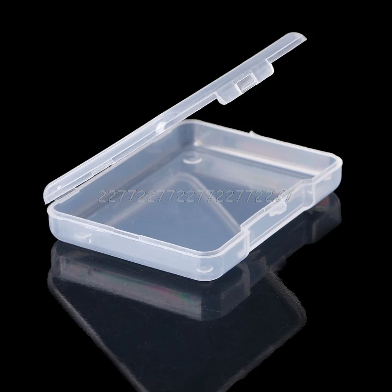 

Rectangular Plastic Clear Transparent Storage Box Collection Container Organizer O23 dropship