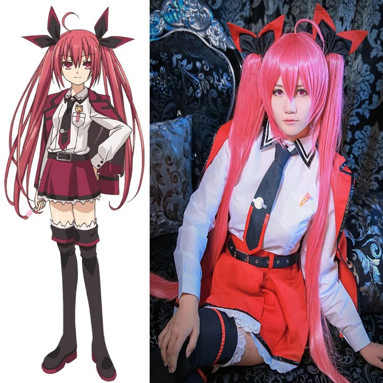 Anime Date A Live Itsuka Kotori Cosplay Costume School Uniform Dress Outfit | Тематическая одежда и униформа